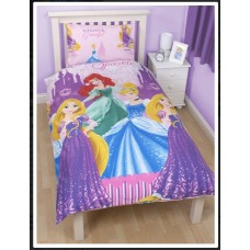 Disney Princess 'Sparkle' Single Quilt Cover Set